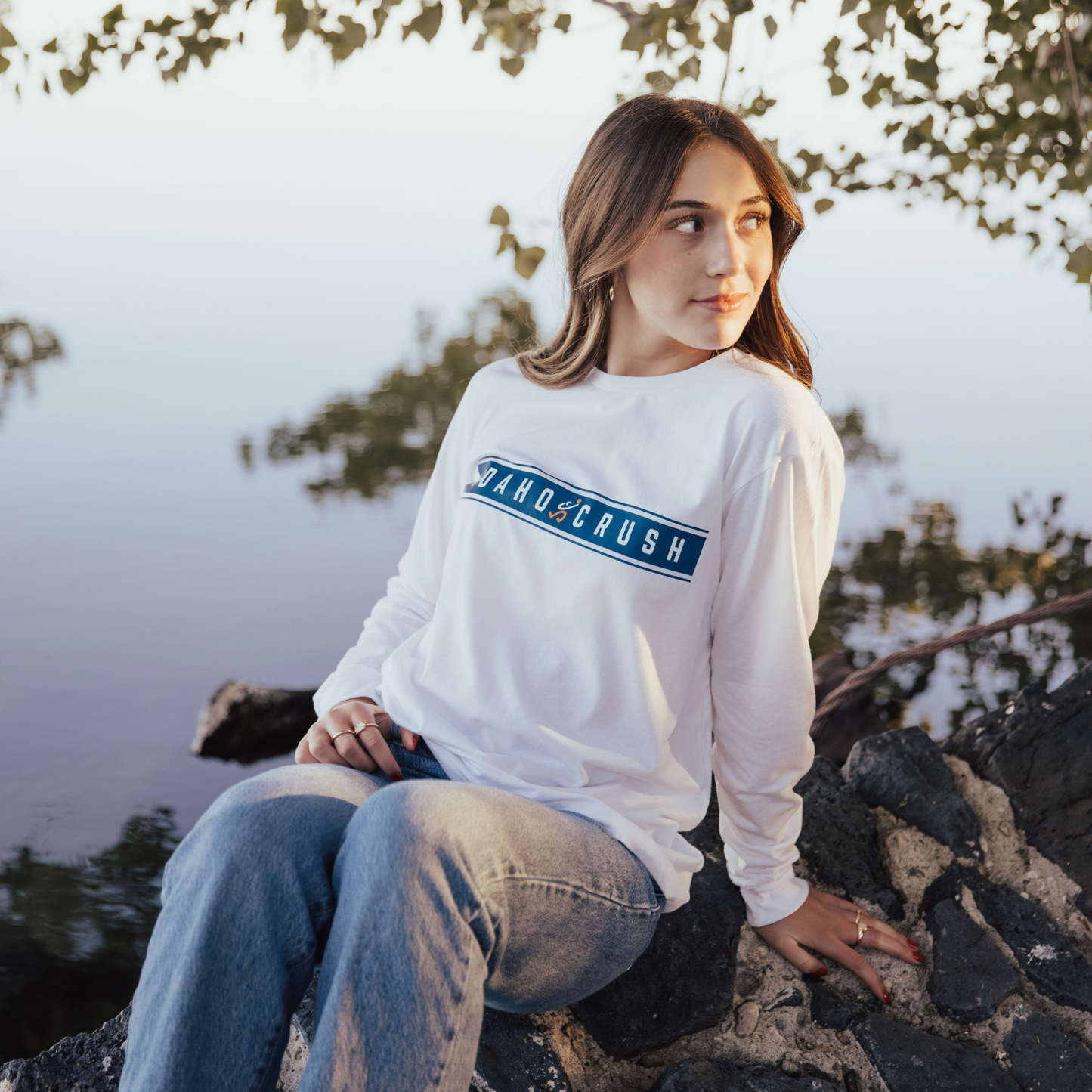 Crush Line Logo Long Sleeve Tee