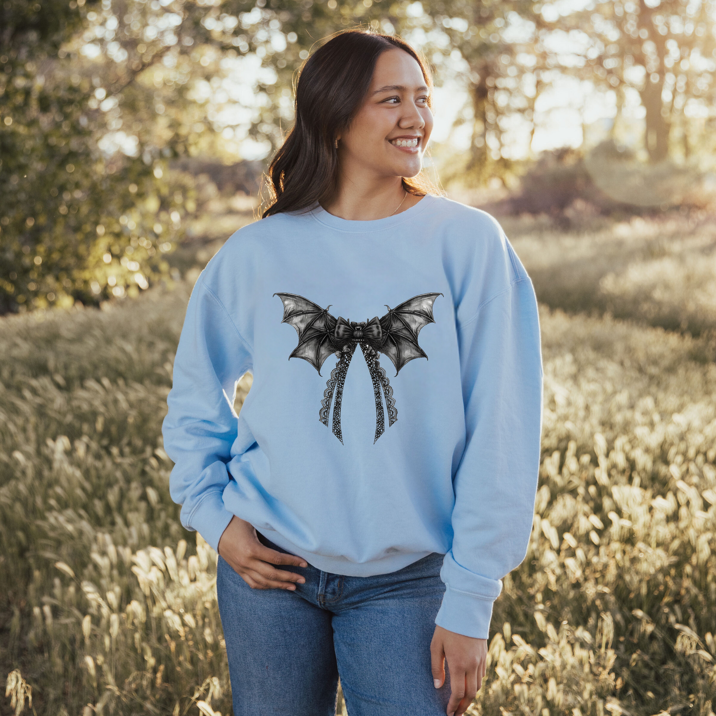 Bat Bow Sweatshirt