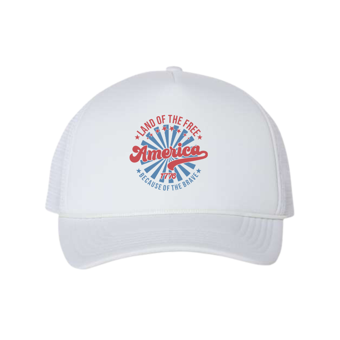 Land of the Free Trucker Hat