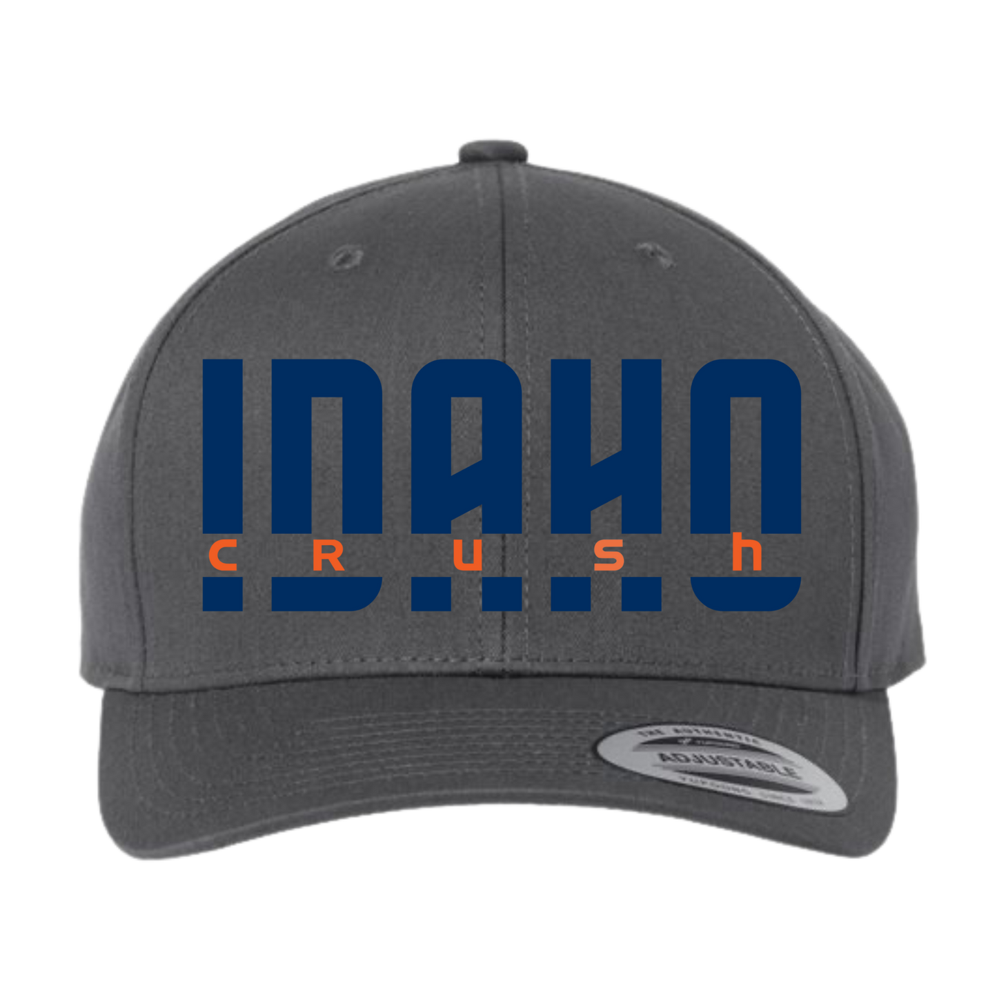 Crush Split Logo Hat Charcoal